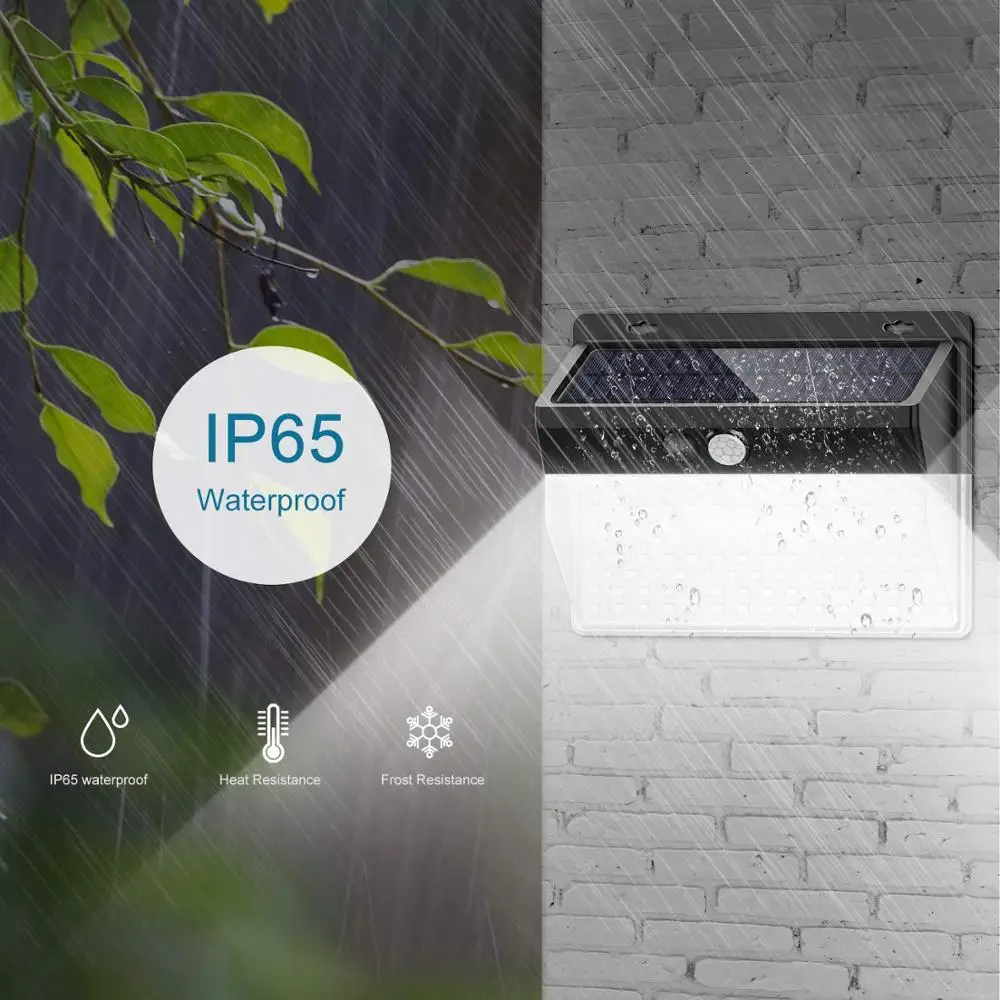 206 светодиодный светильник на солнечной батарее с датчиком движения