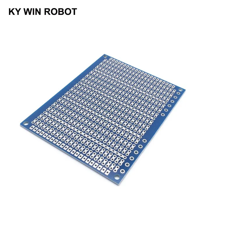 1 шт. DIY 7*9 см синий Односторонний Прототип бумаги PCB Универсальный Эксперимент Матрица печатной платы 7x9 см для Arduino