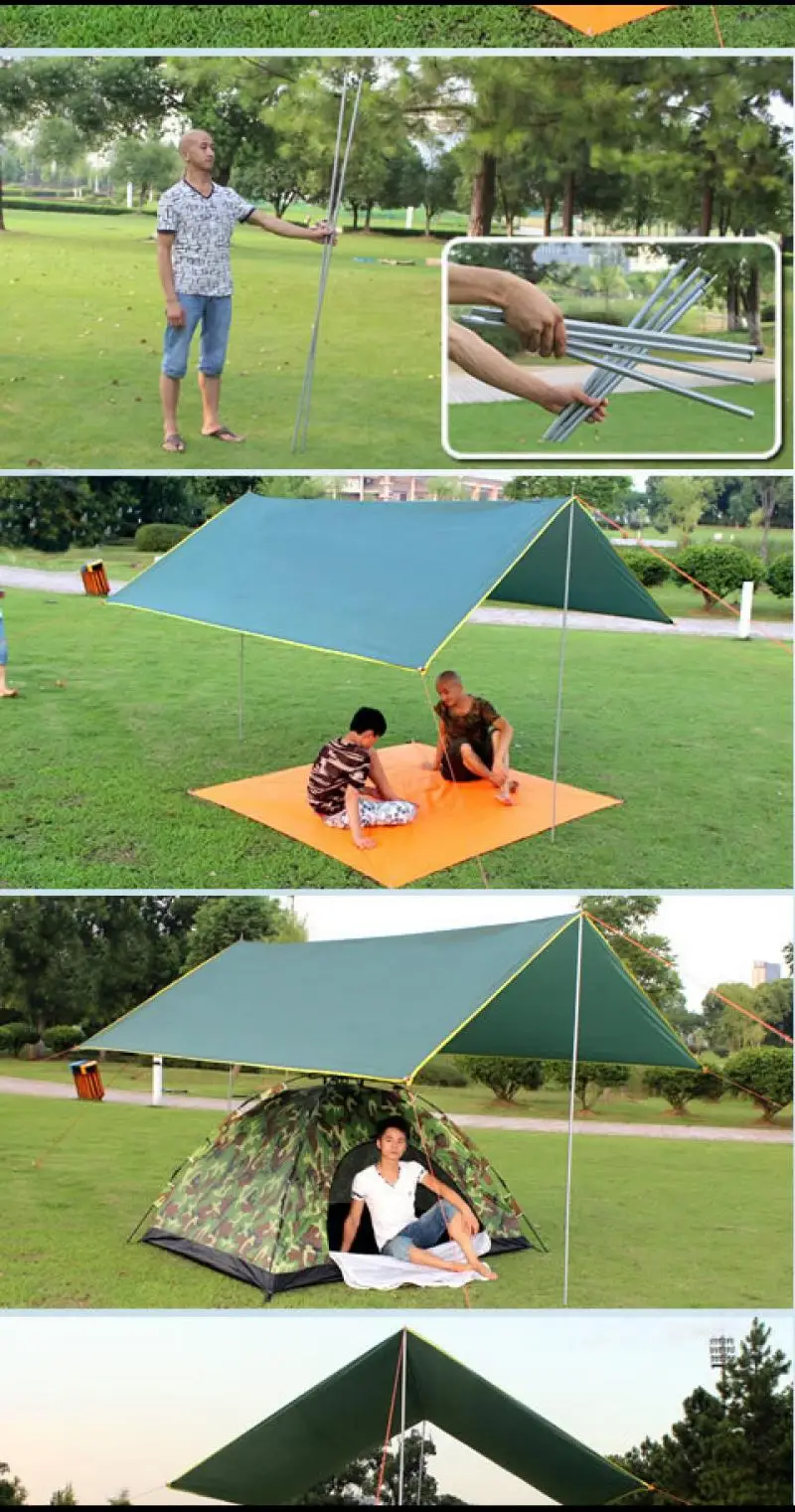 

Waterproof Beach Mat Lightweight Outdoor Camping Mat Cushion Moisture-proof Folding Picnic Mat Seat Outdoor Blanket Ground Tarp