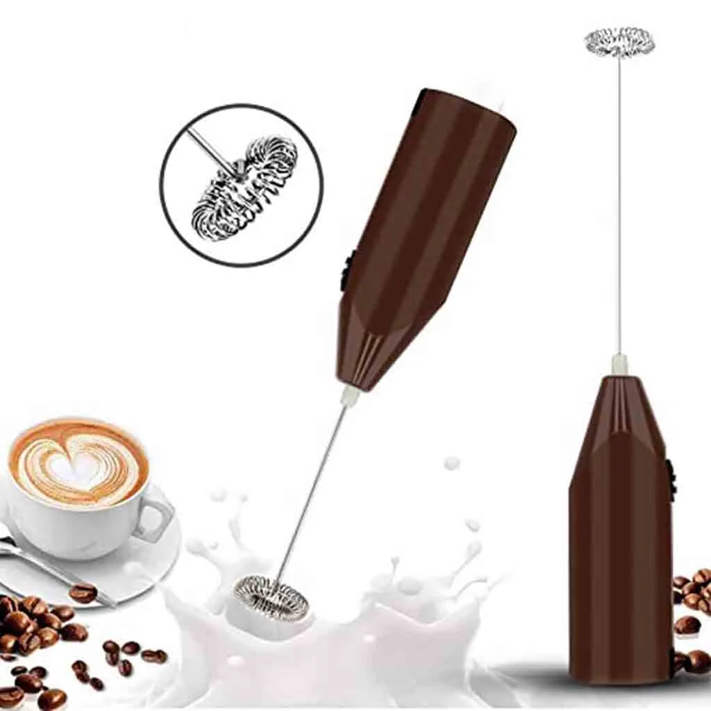 Electric Milk Frother Drinks Foamer Coffee Whisk Mixer Handle Stirrer Egg Beater Stirring Tool Mixer#p30 | Дом и сад