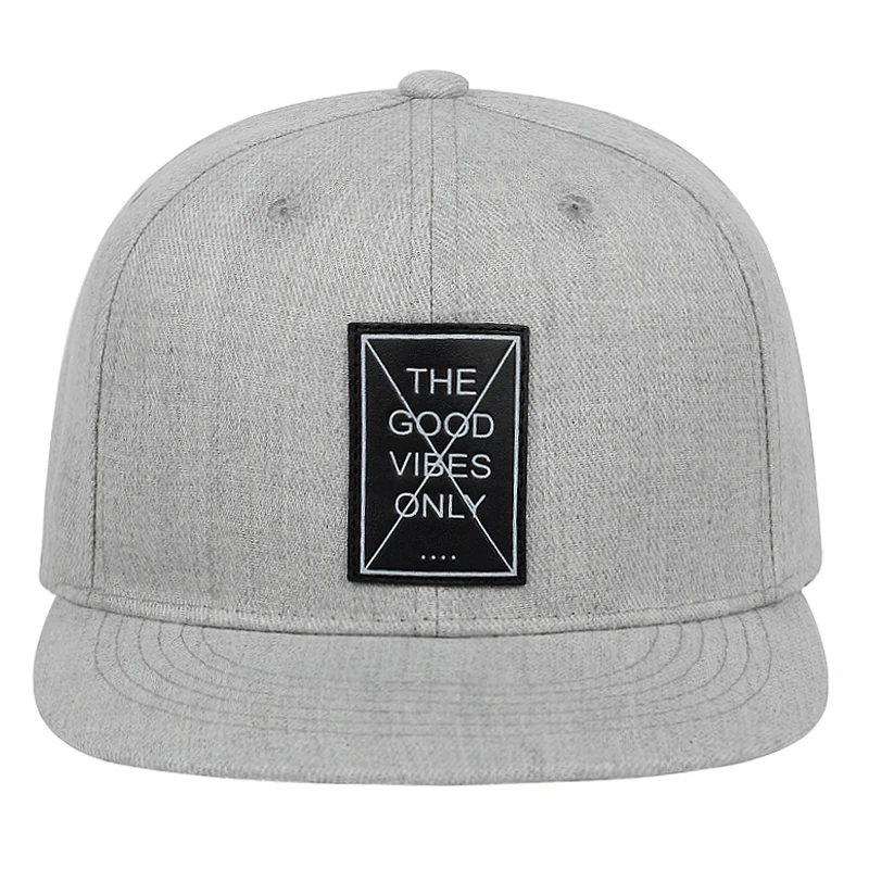 Новая кожаная бейсбольная Кепка с вышивкой «GOOD VIBES ONLY», Модная хлопковая шапка для спортивных занятий на свежем воздухе, солнцезащитные шапки в стиле хип-хоп, бейсболки