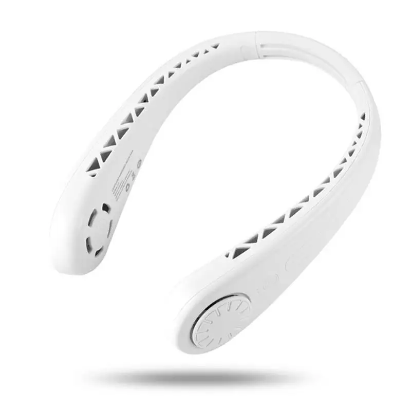 Портативный беслопастный шейный вентилятор 3 скорости 32 выходных отверстия