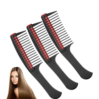 wide tooth hair comb anti hair loss roller comb barber styling hair brush professional salon coloring tools
