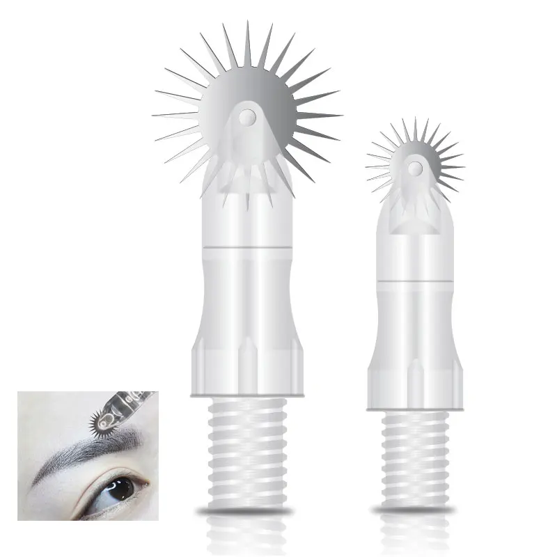 Брови микроблейдинг иглы ролик 5 шт Перманентный макияж противотуманные тени