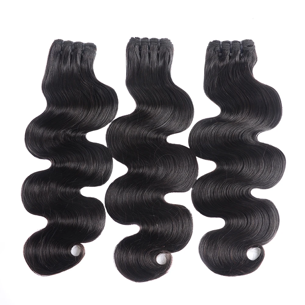 

28 30Inch Brazilian Body Wave 100% Human Hair Bundles Deal Double Drawn Virgin Human Hair Extension Brazilian Hair Weave Bundles