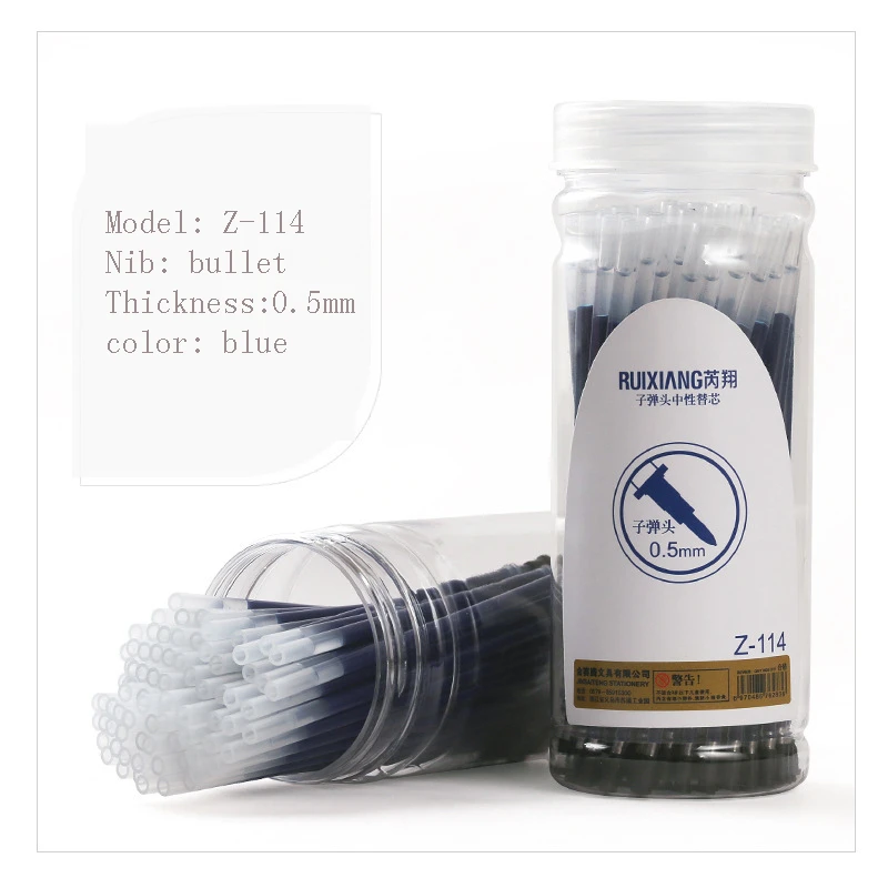 80 шт/партия консервы нейтральный чернил нейтральные со сменным стержнем гелевая