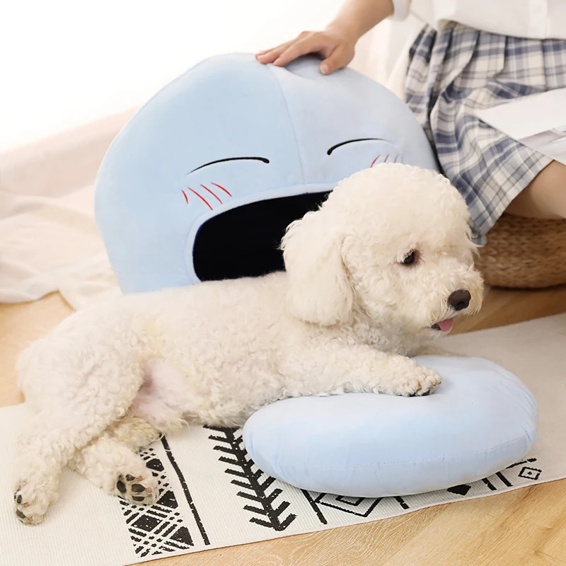 50 см мягкая кровать для собак Pet моющиеся питомника длинный Плюшевый игровой