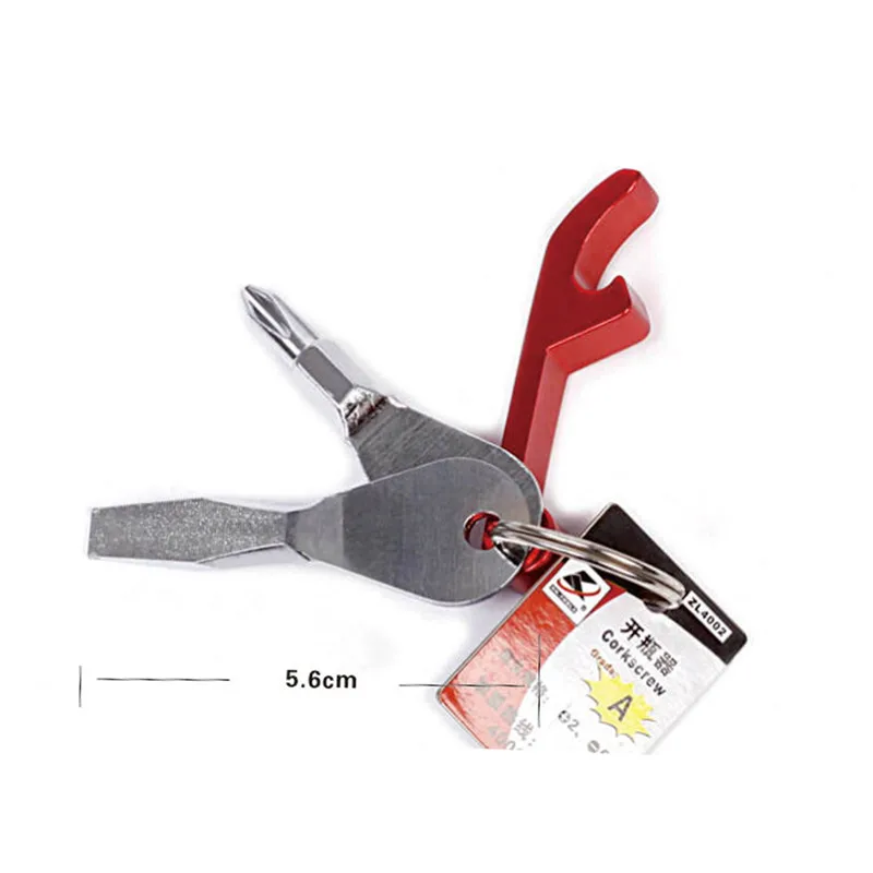 Портативный 3 шт./компл. EDC Мини открывашка для бутылок брелок с инструментами