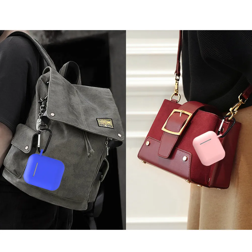 Soft Silicone Case For Airpods Air Pods Shockproof Earphone Protective Cover Waterproof for iphone 7 8 Headset Accessories | Электроника