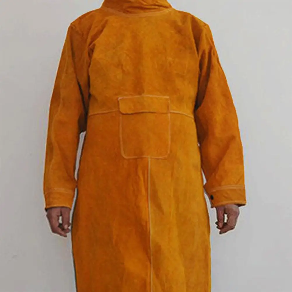 HiMISS длинный рукав воловья кожа термостойкий сварочный барбекю шлифовальный