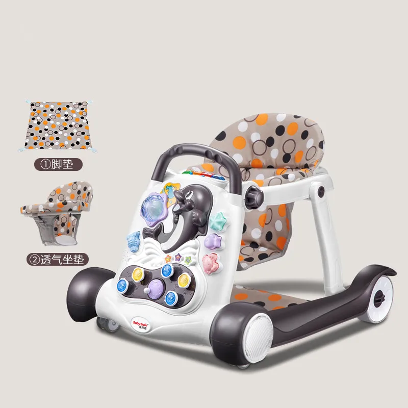 Безопасные ходунки для детей многофункциональные с защитой от опрокидывания