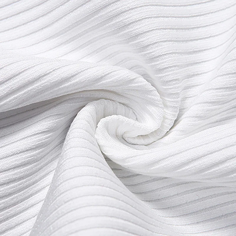 Женский трикотажный свитер Fantoye с V-образным вырезом в рубчик на молнии длинными