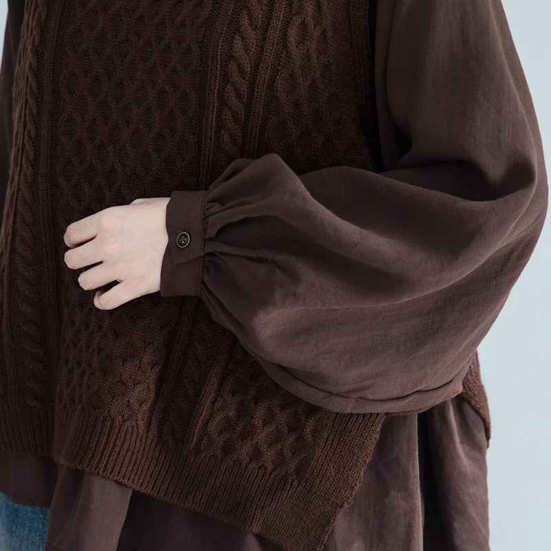 BelineRosa 4XL 5XL 6XL Большие размеры Женский вязаный свитер 2 шт. женские Топы Осень ALWY0005