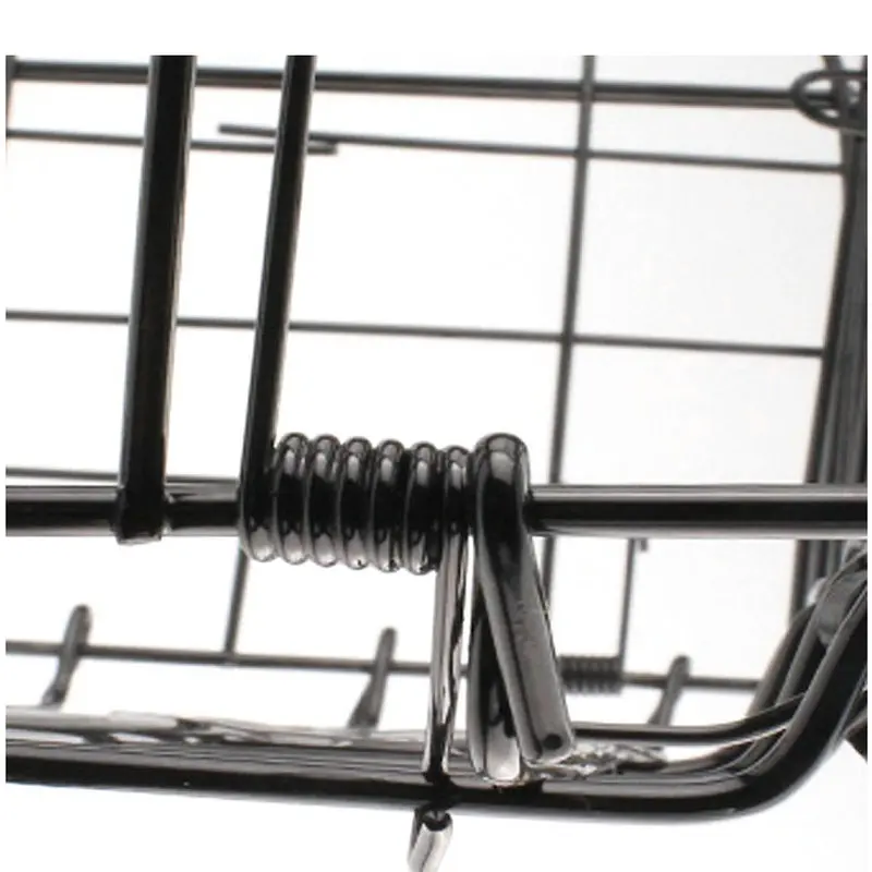 

New Mountain Bike Folding Basket Bicycle Basket Front Rear Hanging Heavy Side Trailer Basket Bicycle Accessories