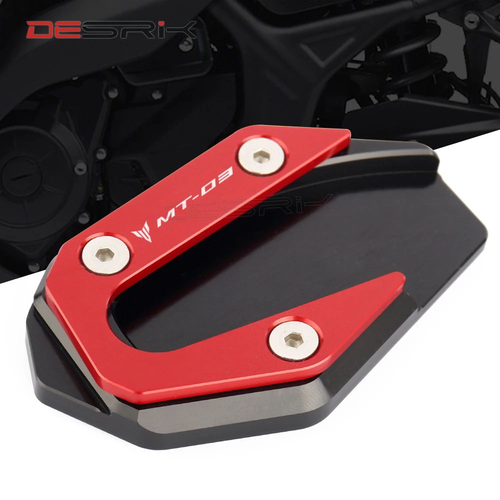 MT03 Мотоцикл CNC боковая подставка пластина подножка удлинитель для YAMAHA MT 03 2014 2015 2016
