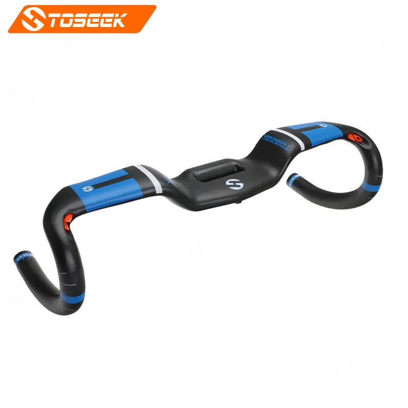 TOSEEK полностью из углеродного волокна руль согнутый бар для шоссейного