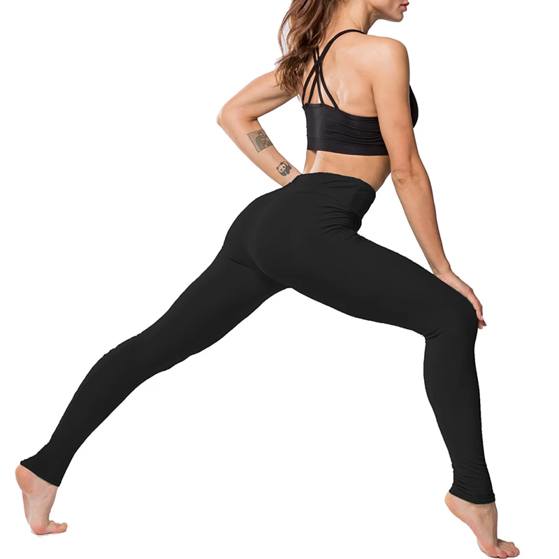 

Women Black Leggings Plus Size High Waist Fitness Slim Female Breathable Comfortable Ankle Lenght Legging Sexy Leggins Ladies
