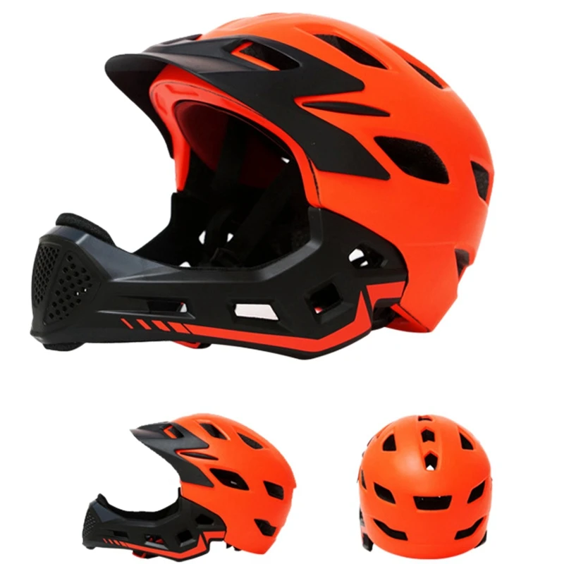 Children'S Cycling Helmet Sliding Balance Car Speed Skating Mountain Black Plus Orange | Спорт и развлечения