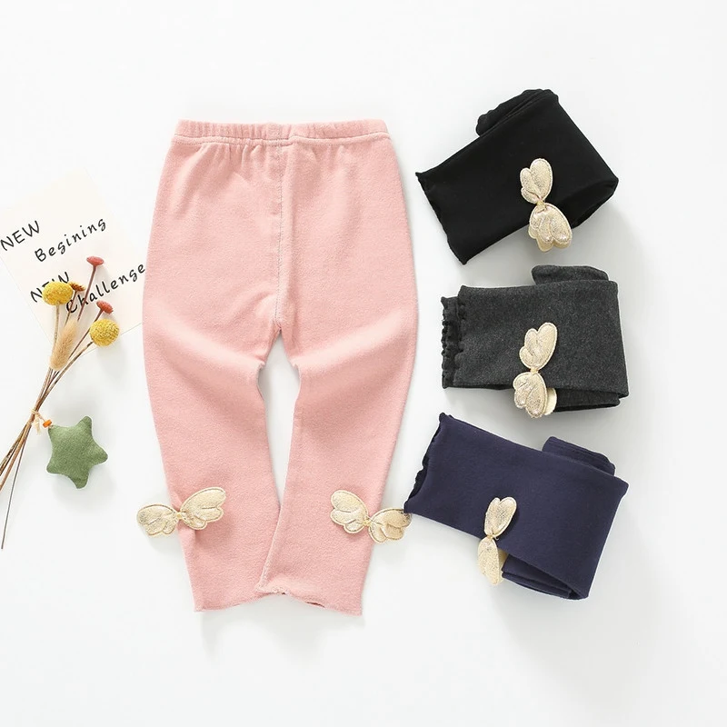 Милые осенние штаны леггинсы брюки для маленьких девочек детская одежда малышей