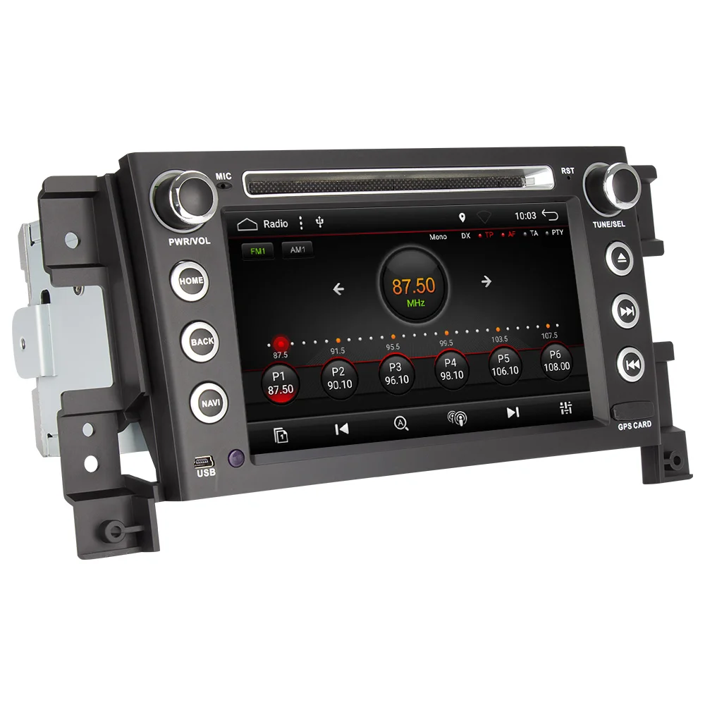 Eunavi Android 10 автомобильный Радио мультимедиа для Suzuki Grand Vitara 2005 2012 Аудио Видео