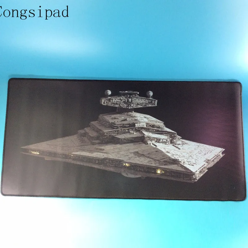 Магазин Звездные войны большой игровой коврик для мыши 900*400 DIY картинка с кромкой