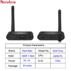 Mirascreen X6W Plus беспроводной Miracast 5G 4K, адаптер для телевизора 3 в 1, HD VGA AV 1080P, Wi-Fi