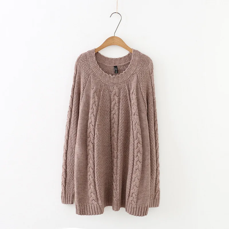 F7 осенне-зимние повседневные свитера 5XL Женская одежда оверсайз Модные свободные