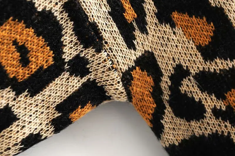 

Women Clothes 2019 Autumn and Winter Clothes Women Loose Long Sleeve Fashion Leopard Pull Femme Pullover Women Sweater Women