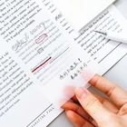 LLD 50 листовнабор, водонепроницаемые Прозрачные закладки для домашних животных, самоклеящиеся заметки, бумага для ежедневного использования, записная книжка, школьные и офисные принадлежности