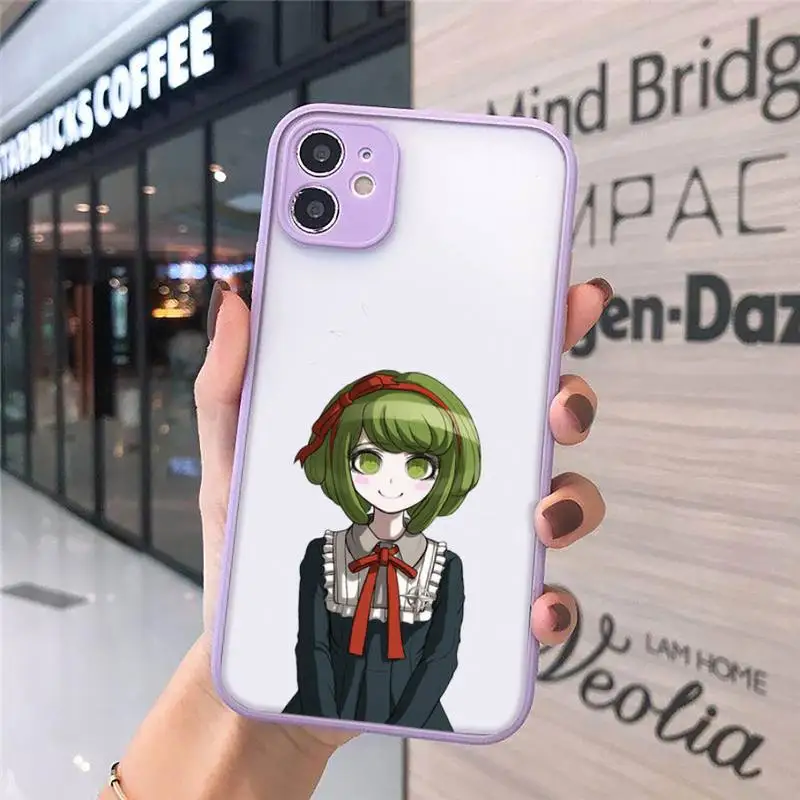

Danganronpa V3 Killing Harmony luxury design Phone Case matte transparent For iphone 7 8 11 12 plus mini x xs xr pro max cover