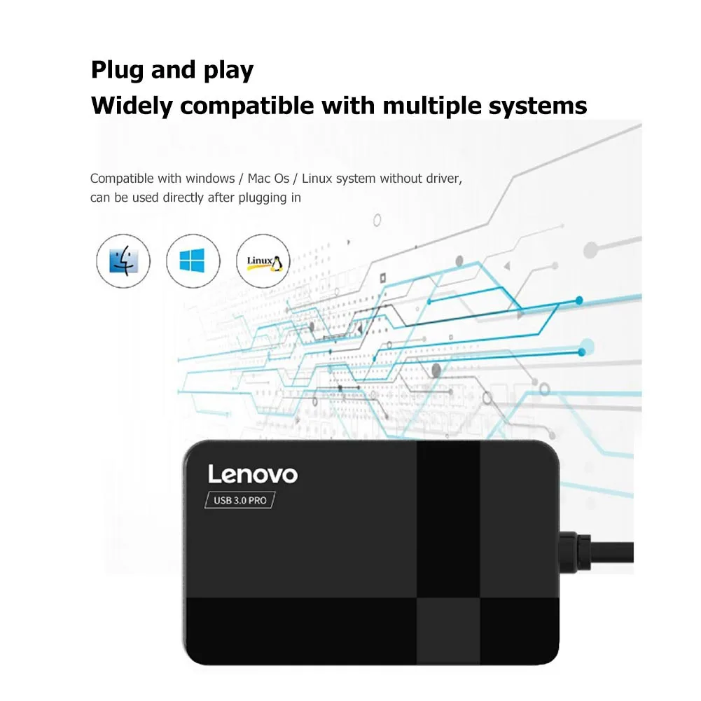 Lenovo D302/D303 USB 3, 0 SD Card Reader 5 / 4  1 TF/CF/MS        sd-  USB  2