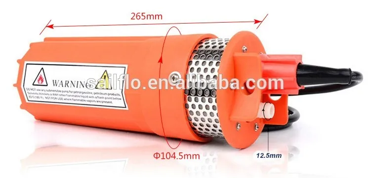 Водяной насос для глубокого колодца 9300 HY-1240-30 12v 4inch 6LPM погружной водяной на