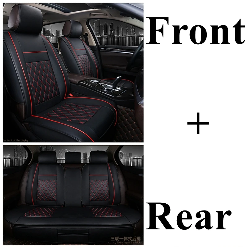 black red standard Автомобильный чехол для LADA Vesta Xray Kalina Priora Largus 4x4 Granta Samara 2106 210 Mini Countryman Coupe Clubman автомобильные аксессуары - Название цвета: black red standard
