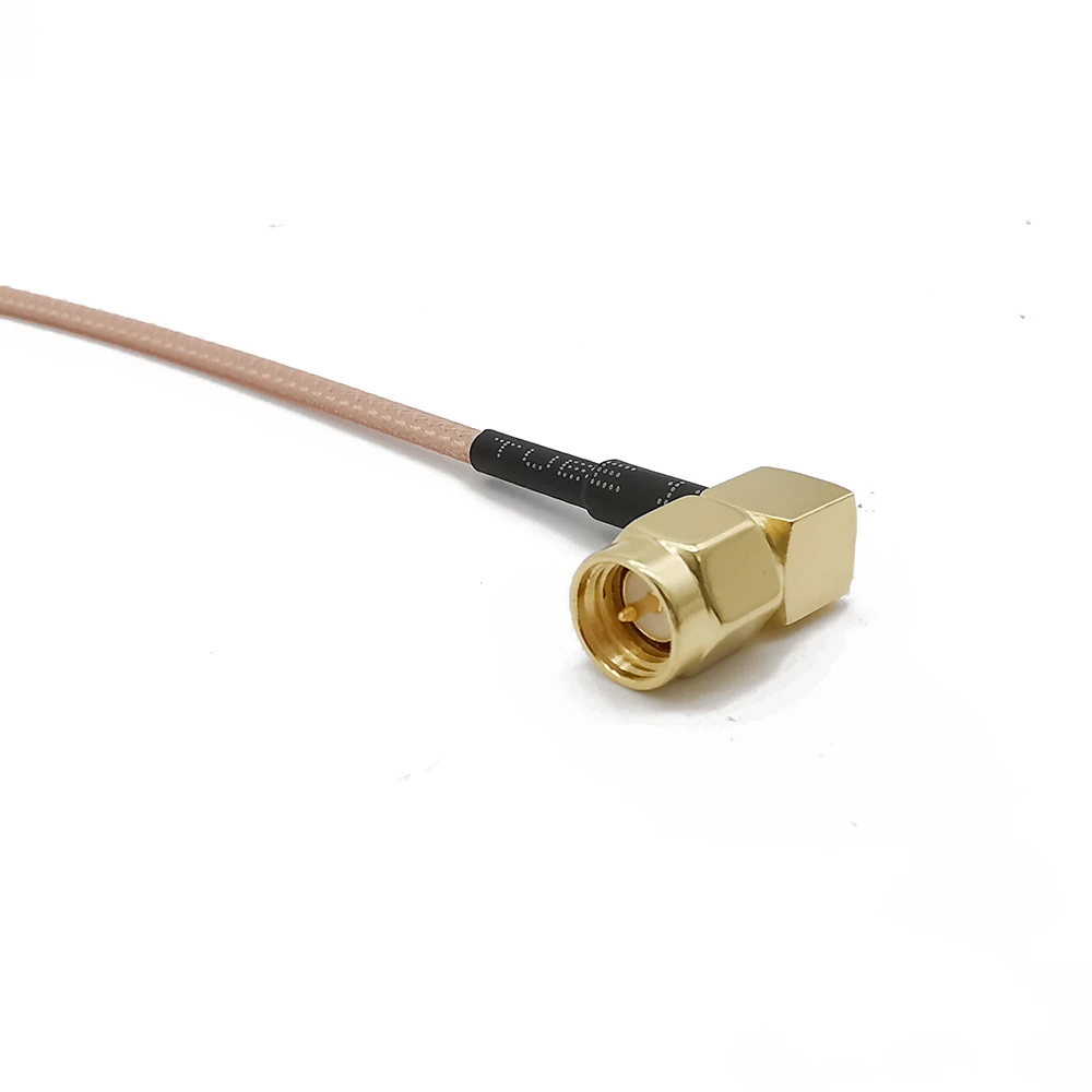 RF Sma женский Панель Крепление к Sma Мужской прямоугольный разъем коаксиальный гибкий кабель Rg316 PCB 50 Ом для беспроводной антенны
