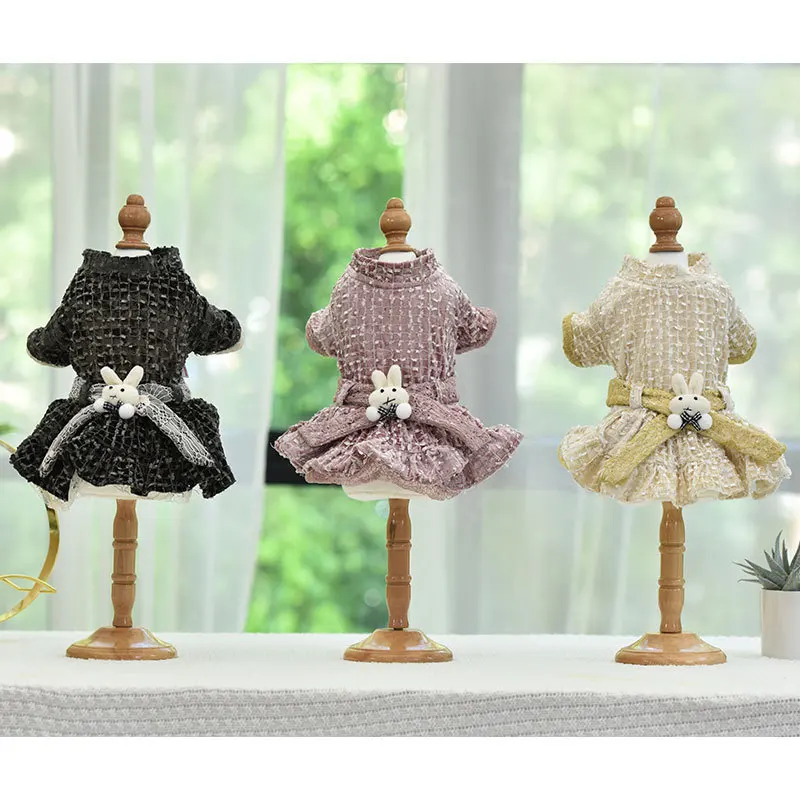 Супер теплые платья для собак разных цветов Размеры S xl стильная одежда в стиле