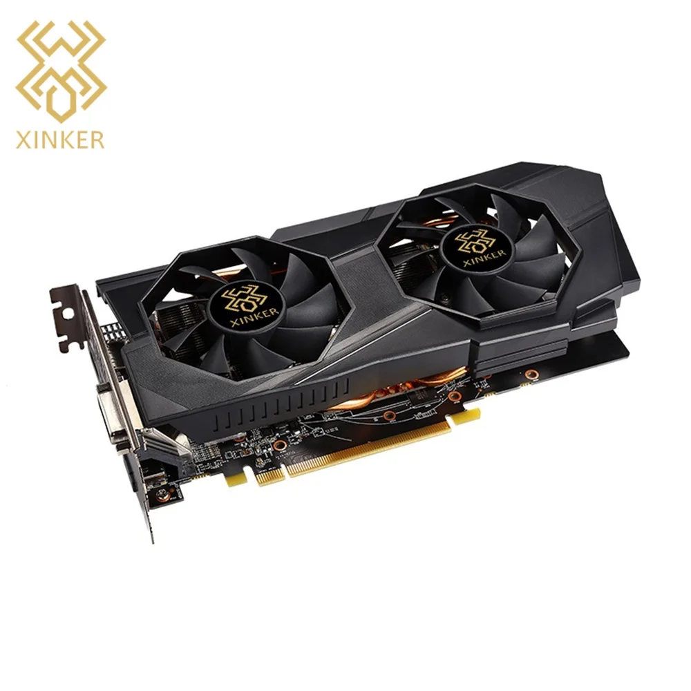 GPU Mine Mining графическая карта RX 580 4G 2048SP AMD 256Bit GDDR5 7000mhz HDMI DP DVI Rx580 4GB видеокарта для рабочего стола