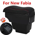 Для нового подлокотника Fabia, центральный подлокотник для хранения для Fabia 3 mk3, подлокотник с USB-держателем для чашки