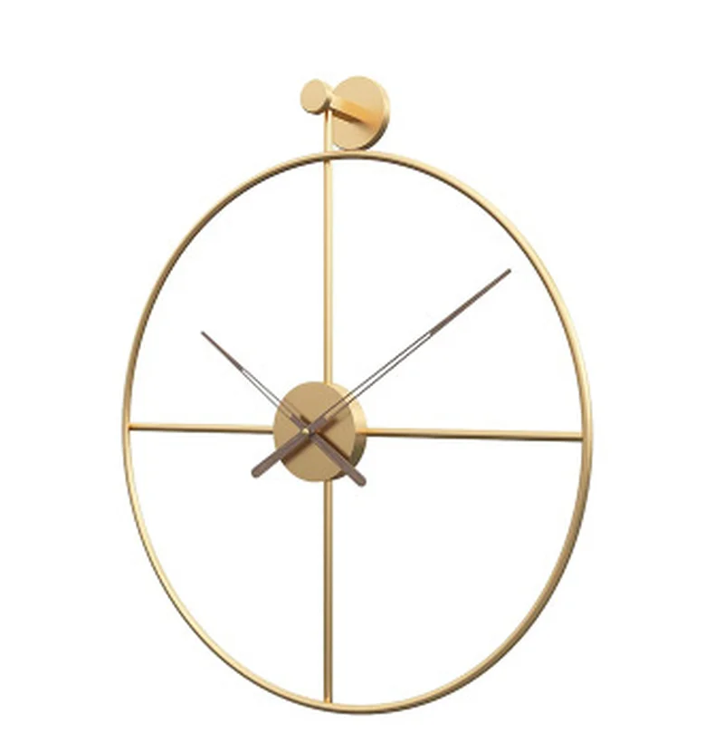 

Large Metal Wall Clock Silent Wall Watch Modern Design Clocks For Home Decor Office European Style 50/60cm