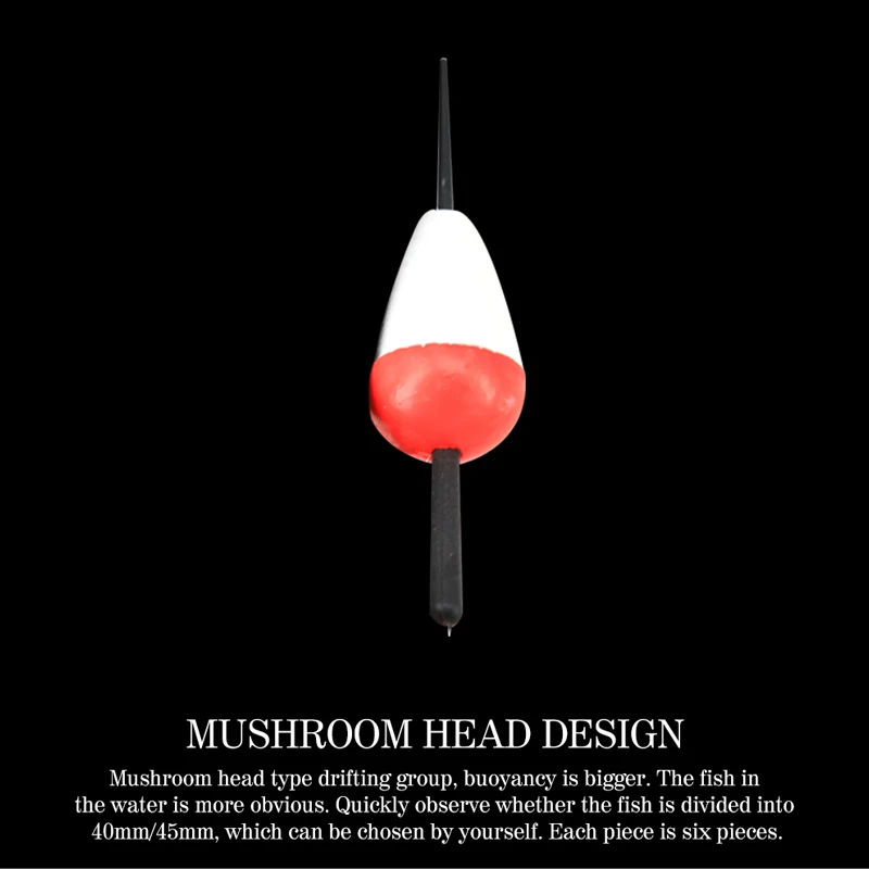 Новый вертикальный буй рыболовный поплавок с грибной головкой дизайн рыбок
