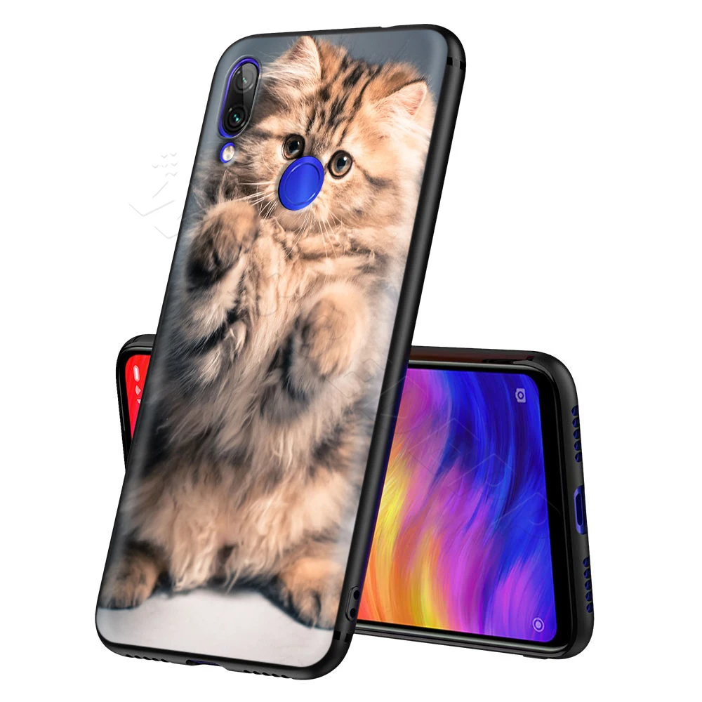 Чехол с забавным котенком для Xiaomi Redmi 4A 4X 5 5A 6 6A 7 7A S2 Note Go K20 Pro Plus Prime 8T|Бамперы| |