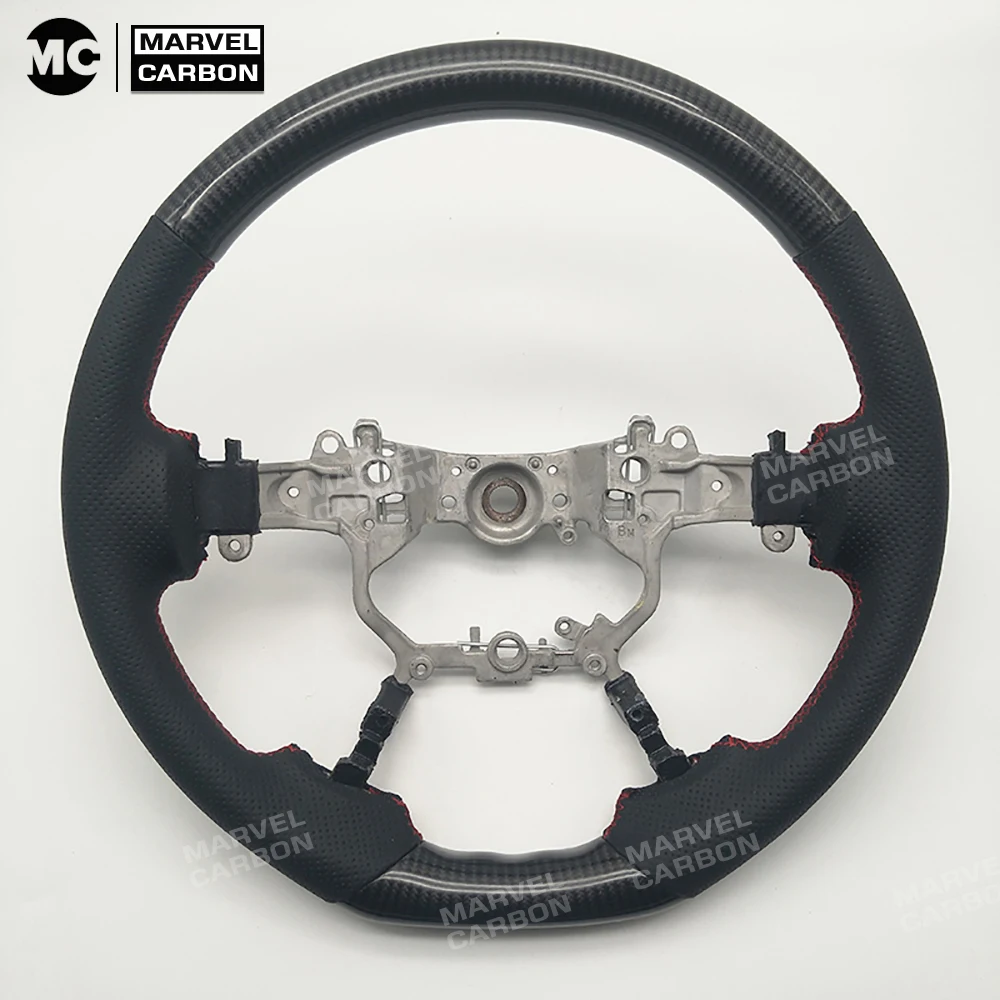 

Race display 100% Real Carbon Fiber Steering Wheel for TOYOTA Land Crusier, Prado , Crown, Alphard