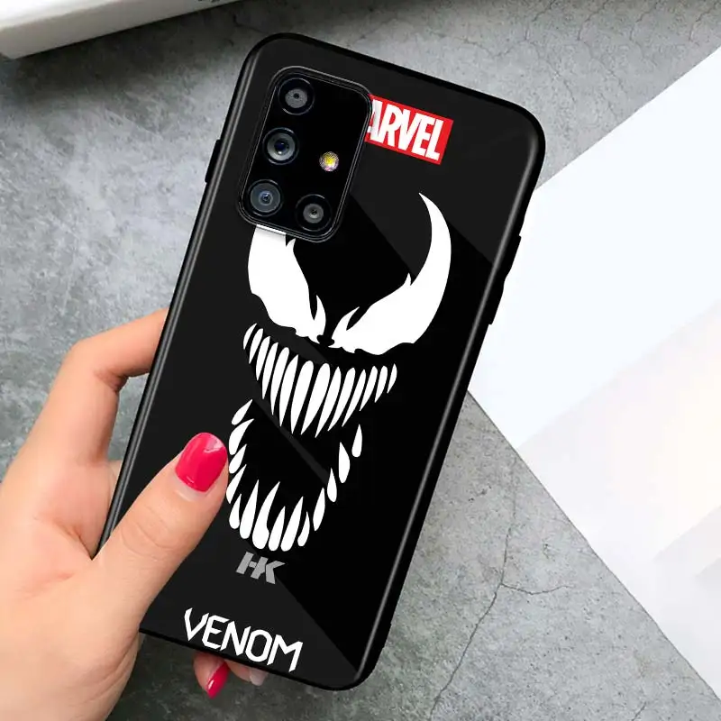 

Marvel venom venom For Samsung A01 A02 A02S A11 A12 A21 A21S A22 A31 A32 A41 A42 A51 A52 A71 A72 A81 A91 UW 5G Black Phone Case