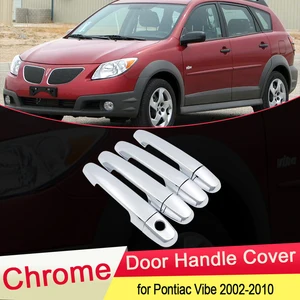 Для Pontiac Vibe 2002 2003 2004 2005 2006 2007 2008 2009 2010 хромированная крышка на дверную ручку внешняя отделка автомобильные наклейки аксессуары