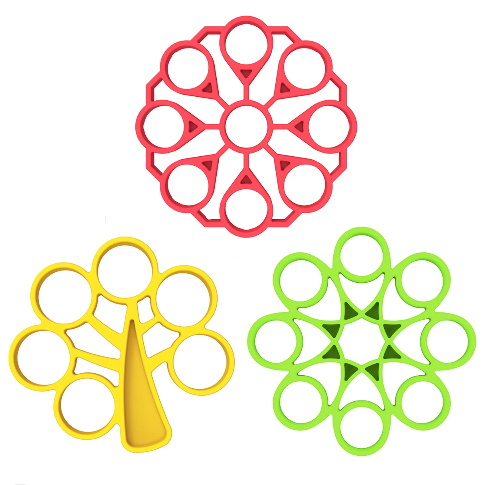 

Cooker Egg Rack Stable Durable Silicone Egg Holder Accessories Pot Cookers Pad Insulated Crock Mat Rack Egg Heat Drain Kitchen