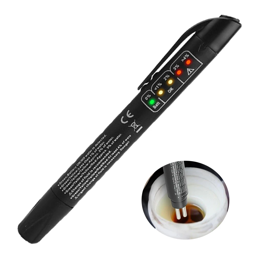 Точный тестер качества масла тормозной жидкости с 5 светодиодный цифровой для
