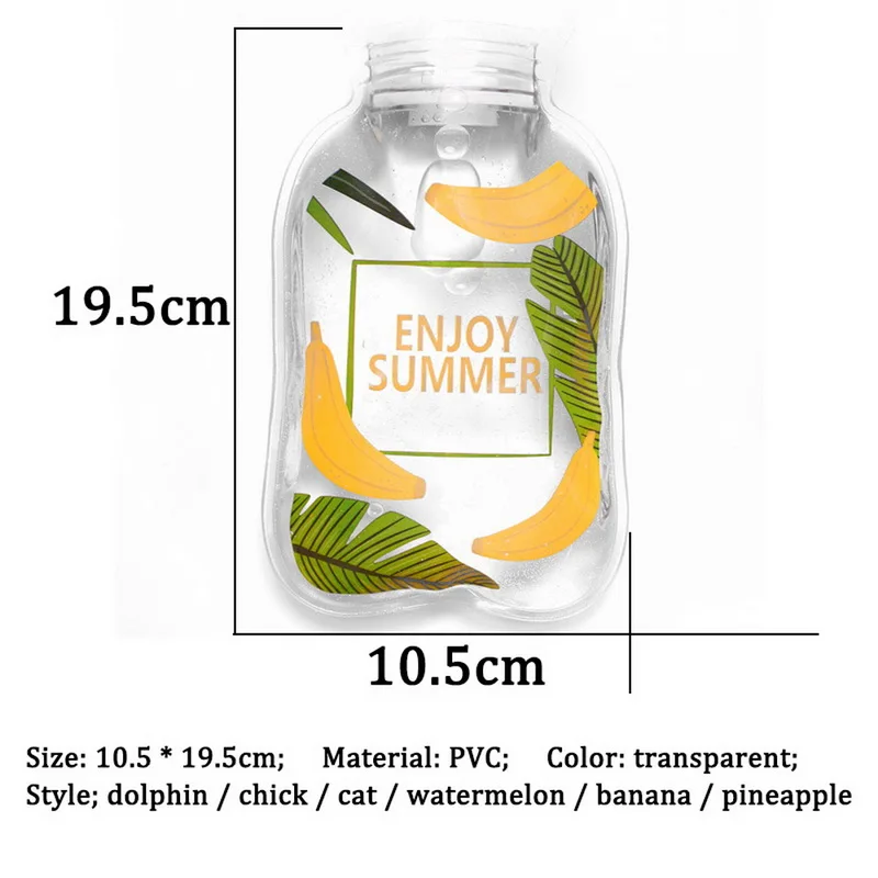 Зима взрывозащищенный милый прозрачный мини карман грелка для рук ПВХ студентов