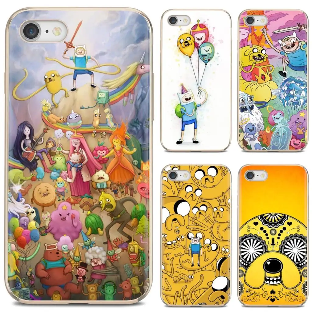 Чехол силиконовый для телефона с рисунком черепа и джейка приключений iPod Touch iPhone