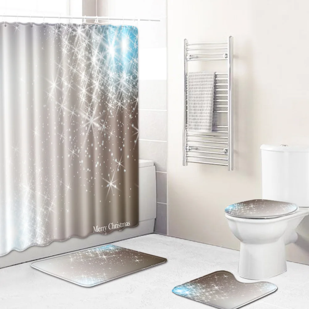 Набор цветных ковриков для ванной комнаты Zeegle моющийся коврик туалета