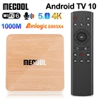 Приставка Смарт-ТВ MECOOL KM6 A TV Amlogic S905X4 AV1, 2,4 ГГц, Android 10,0, 4K HD