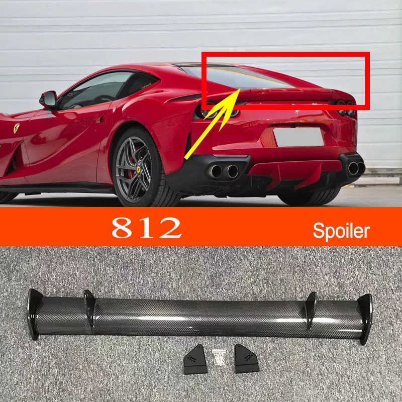 812 реальное углеродное волокно/FRP GT-style автомобильный стиль спортивная модель для